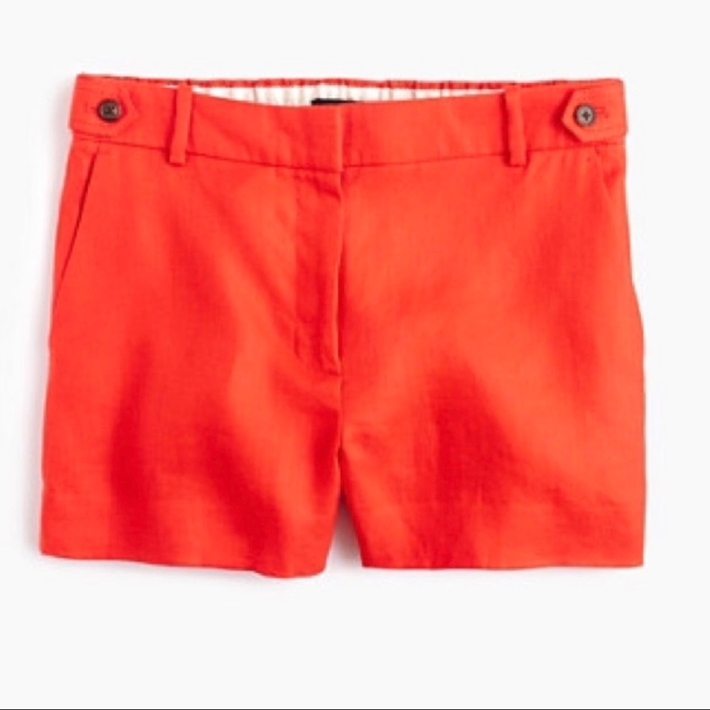 NWT J. Crew “Garden” Linen Short